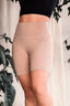 Navya Yoga Shorts · Warm Taupe